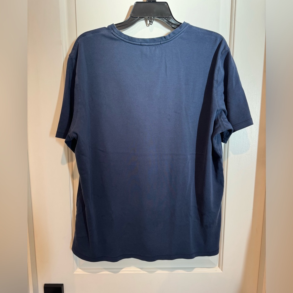 Robert Barakett Navy V-Neck Tee - Picture 2 of 5